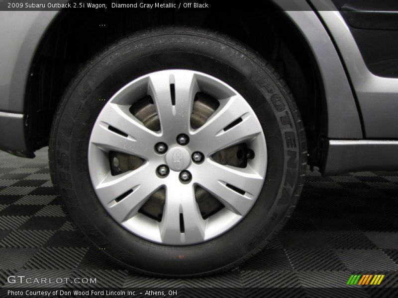 Diamond Gray Metallic / Off Black 2009 Subaru Outback 2.5i Wagon