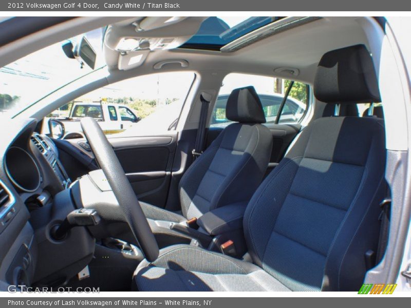 Candy White / Titan Black 2012 Volkswagen Golf 4 Door