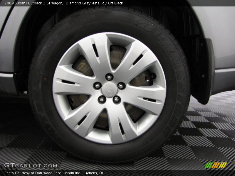 Diamond Gray Metallic / Off Black 2009 Subaru Outback 2.5i Wagon