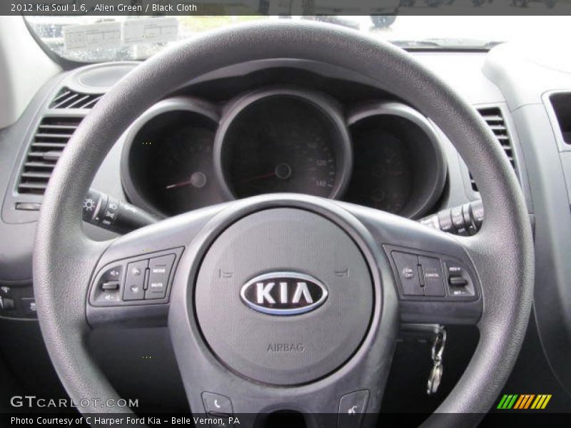 Alien Green / Black Cloth 2012 Kia Soul 1.6