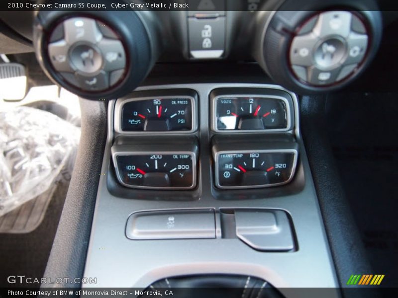 Cyber Gray Metallic / Black 2010 Chevrolet Camaro SS Coupe