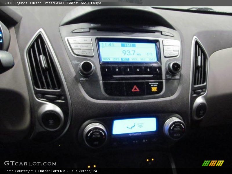 Garnet Red / Taupe 2010 Hyundai Tucson Limited AWD
