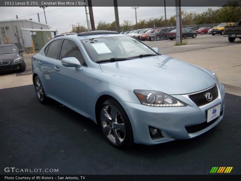 Cerulean Blue Mica / Ecru 2011 Lexus IS 250
