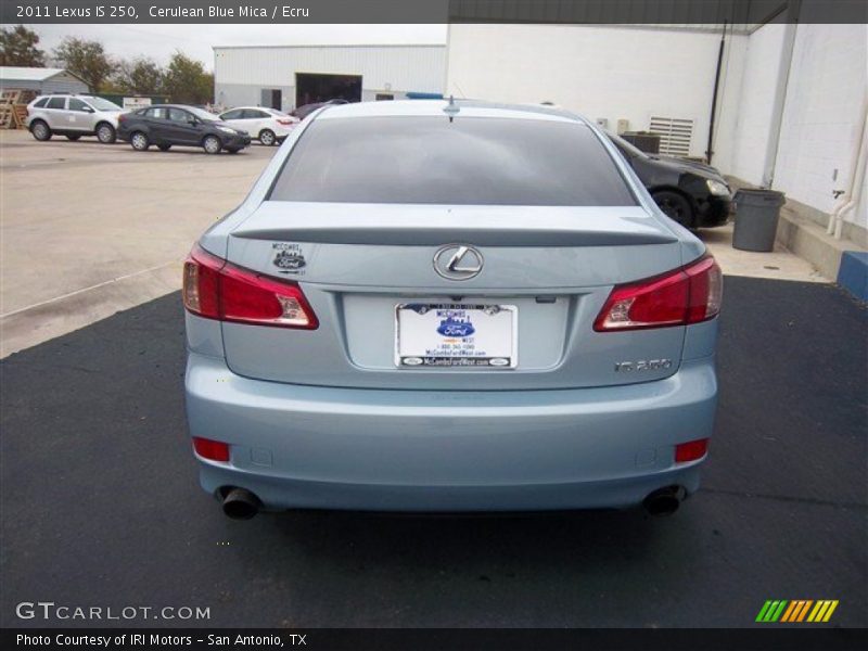 Cerulean Blue Mica / Ecru 2011 Lexus IS 250