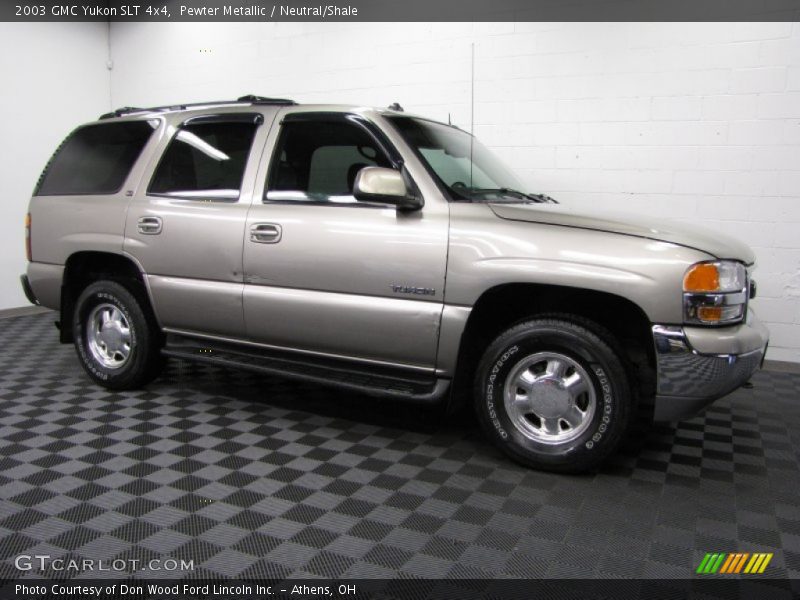 Pewter Metallic / Neutral/Shale 2003 GMC Yukon SLT 4x4