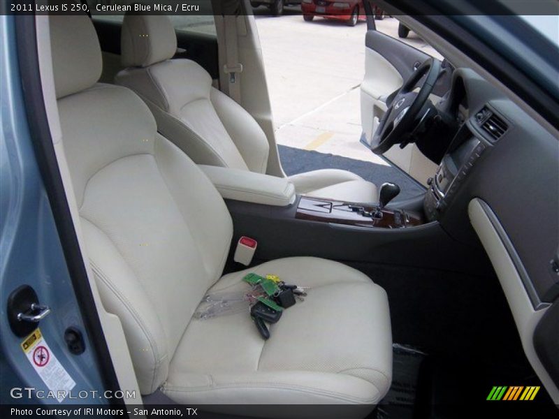 Cerulean Blue Mica / Ecru 2011 Lexus IS 250