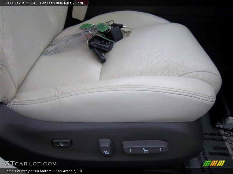 Cerulean Blue Mica / Ecru 2011 Lexus IS 250