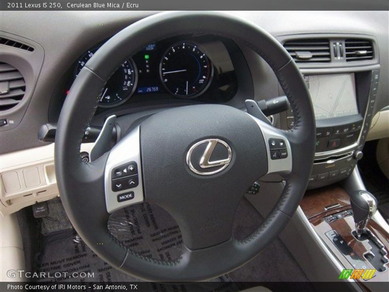 Cerulean Blue Mica / Ecru 2011 Lexus IS 250