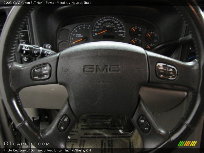 Pewter Metallic / Neutral/Shale 2003 GMC Yukon SLT 4x4