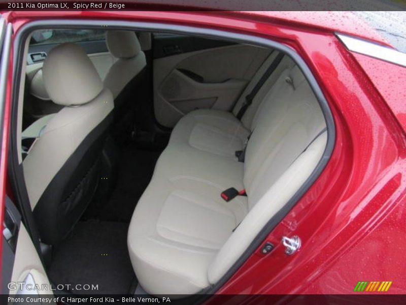 Spicy Red / Beige 2011 Kia Optima LX