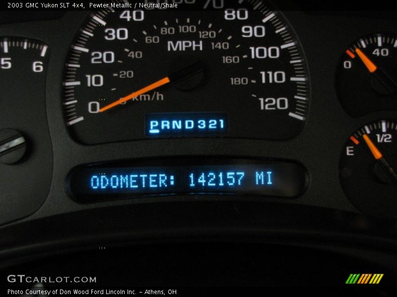 Pewter Metallic / Neutral/Shale 2003 GMC Yukon SLT 4x4