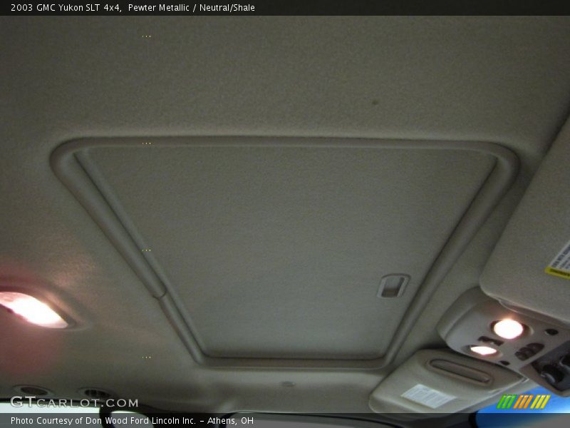 Pewter Metallic / Neutral/Shale 2003 GMC Yukon SLT 4x4