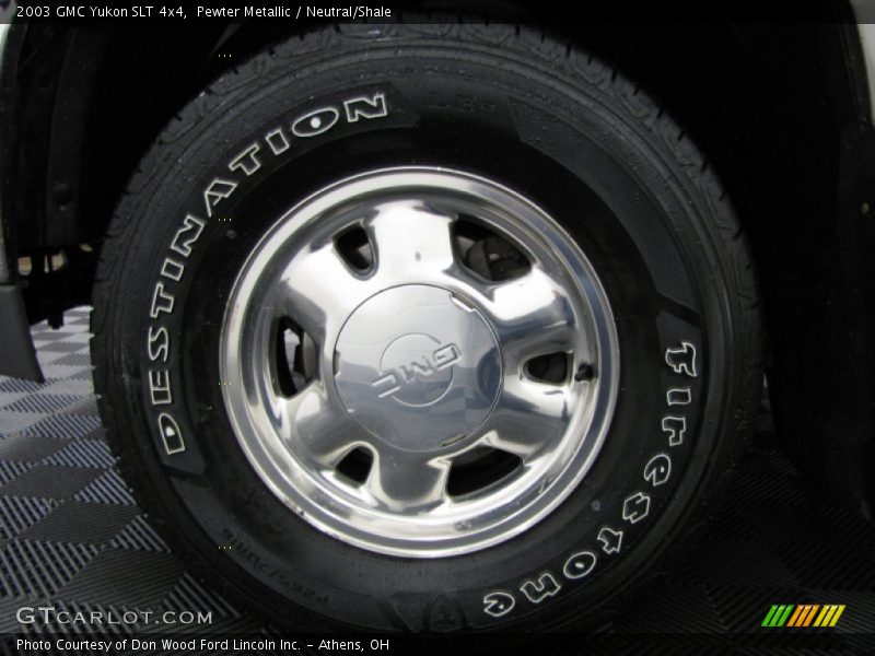 Pewter Metallic / Neutral/Shale 2003 GMC Yukon SLT 4x4