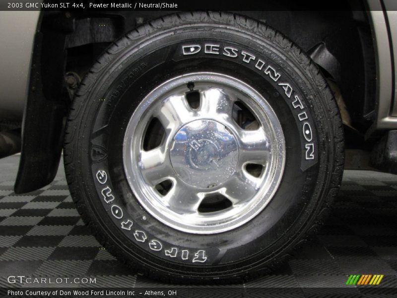 Pewter Metallic / Neutral/Shale 2003 GMC Yukon SLT 4x4