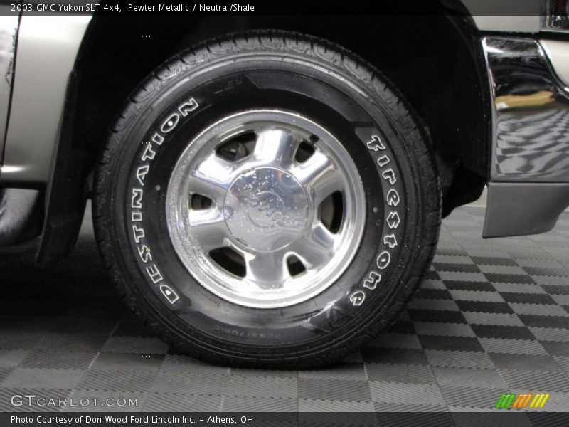 Pewter Metallic / Neutral/Shale 2003 GMC Yukon SLT 4x4
