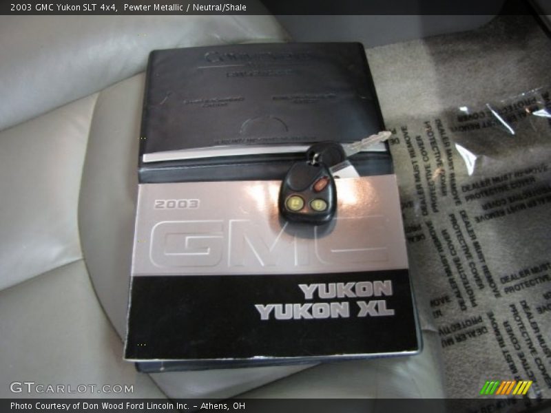 Pewter Metallic / Neutral/Shale 2003 GMC Yukon SLT 4x4