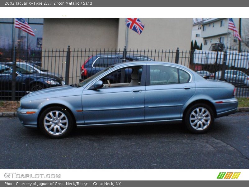Zircon Metallic / Sand 2003 Jaguar X-Type 2.5