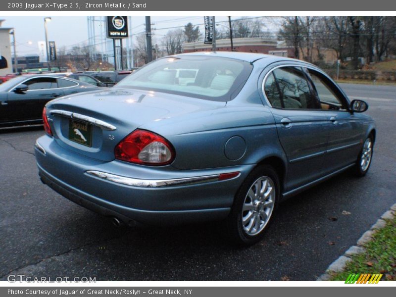 Zircon Metallic / Sand 2003 Jaguar X-Type 2.5