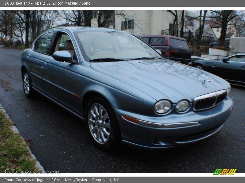 Zircon Metallic / Sand 2003 Jaguar X-Type 2.5