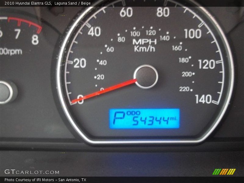 Laguna Sand / Beige 2010 Hyundai Elantra GLS
