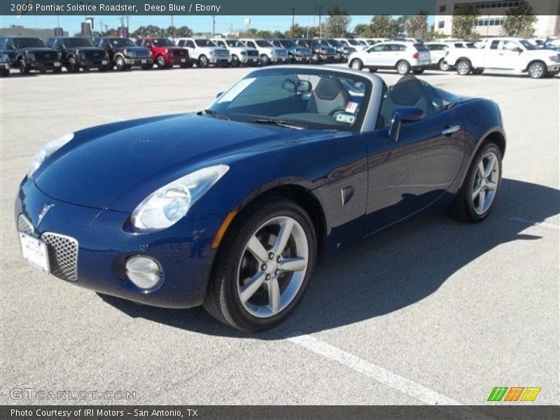 Deep Blue / Ebony 2009 Pontiac Solstice Roadster
