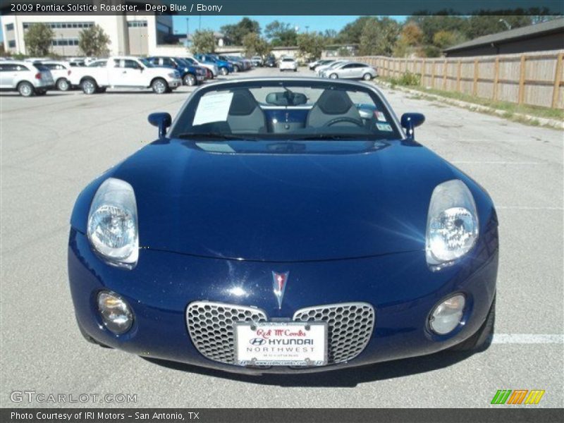 Deep Blue / Ebony 2009 Pontiac Solstice Roadster
