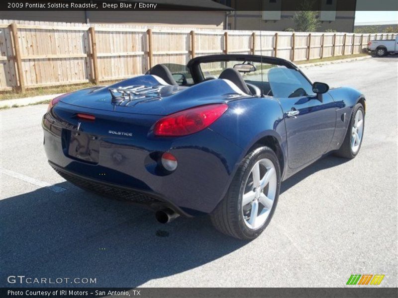 Deep Blue / Ebony 2009 Pontiac Solstice Roadster