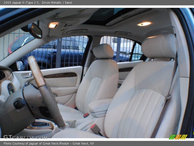 Zircon Metallic / Sand 2003 Jaguar X-Type 2.5