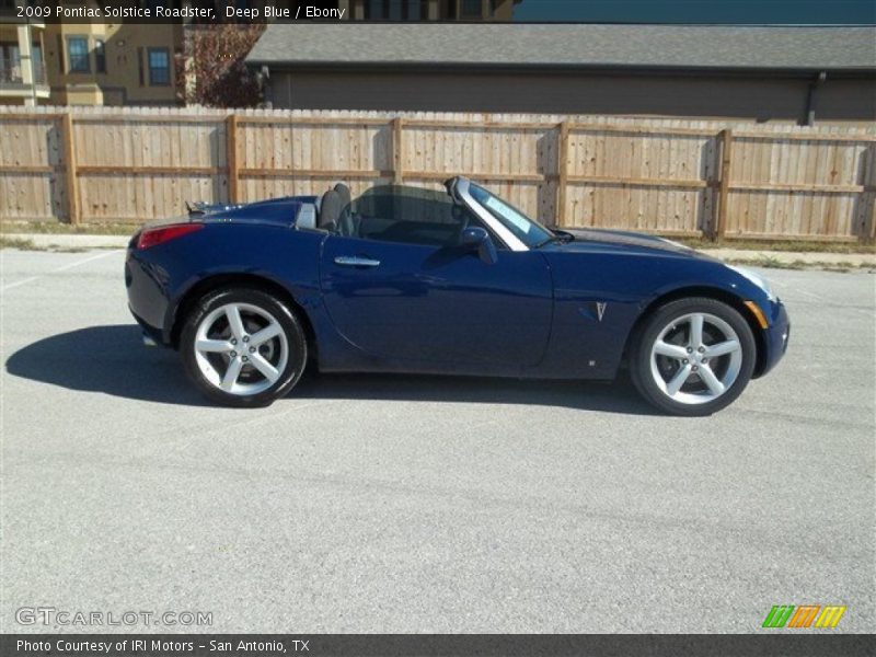 Deep Blue / Ebony 2009 Pontiac Solstice Roadster