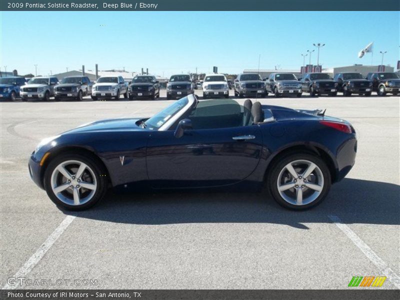 Deep Blue / Ebony 2009 Pontiac Solstice Roadster