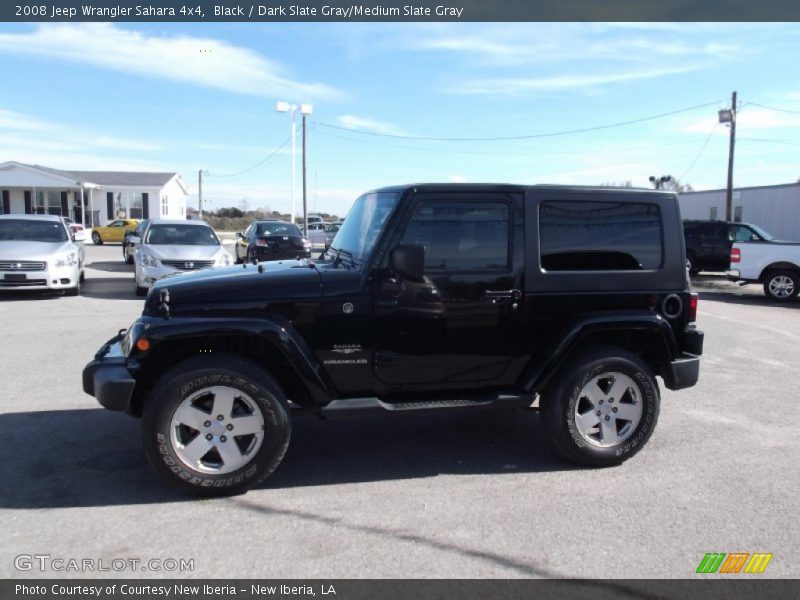 Black / Dark Slate Gray/Medium Slate Gray 2008 Jeep Wrangler Sahara 4x4