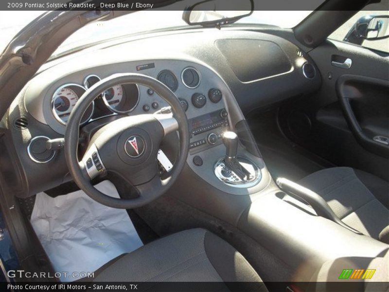 Deep Blue / Ebony 2009 Pontiac Solstice Roadster