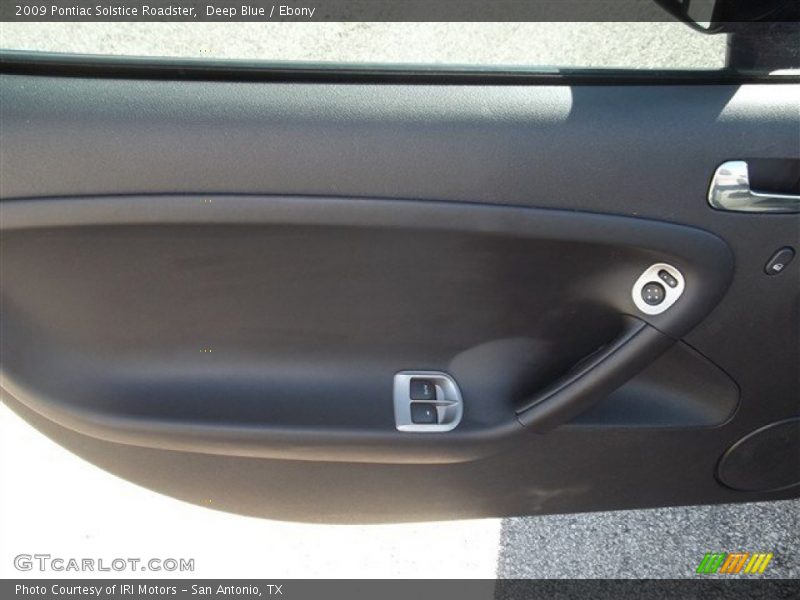 Deep Blue / Ebony 2009 Pontiac Solstice Roadster