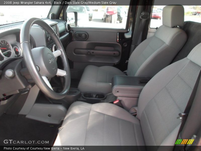 Black / Dark Slate Gray/Medium Slate Gray 2008 Jeep Wrangler Sahara 4x4
