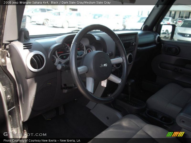 Black / Dark Slate Gray/Medium Slate Gray 2008 Jeep Wrangler Sahara 4x4