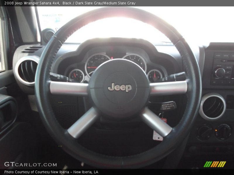 Black / Dark Slate Gray/Medium Slate Gray 2008 Jeep Wrangler Sahara 4x4