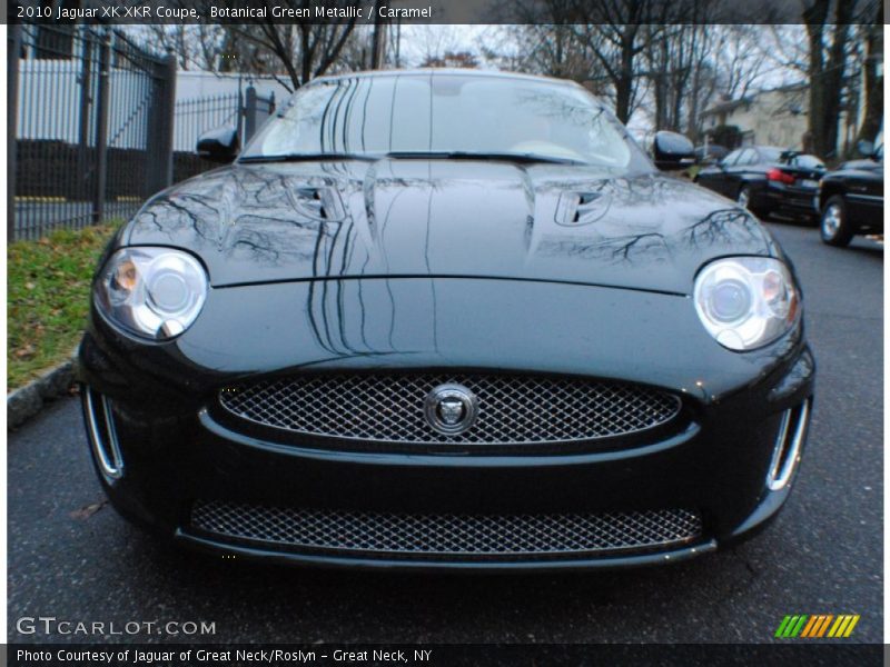 Botanical Green Metallic / Caramel 2010 Jaguar XK XKR Coupe