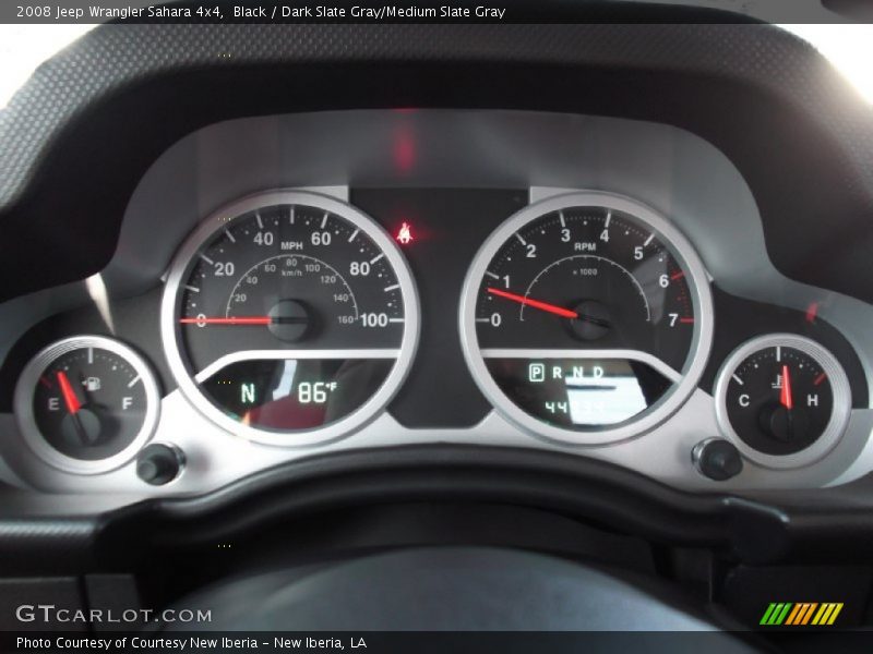 Black / Dark Slate Gray/Medium Slate Gray 2008 Jeep Wrangler Sahara 4x4