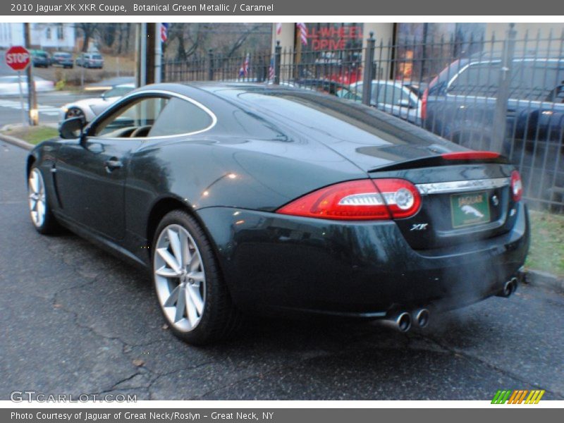 Botanical Green Metallic / Caramel 2010 Jaguar XK XKR Coupe