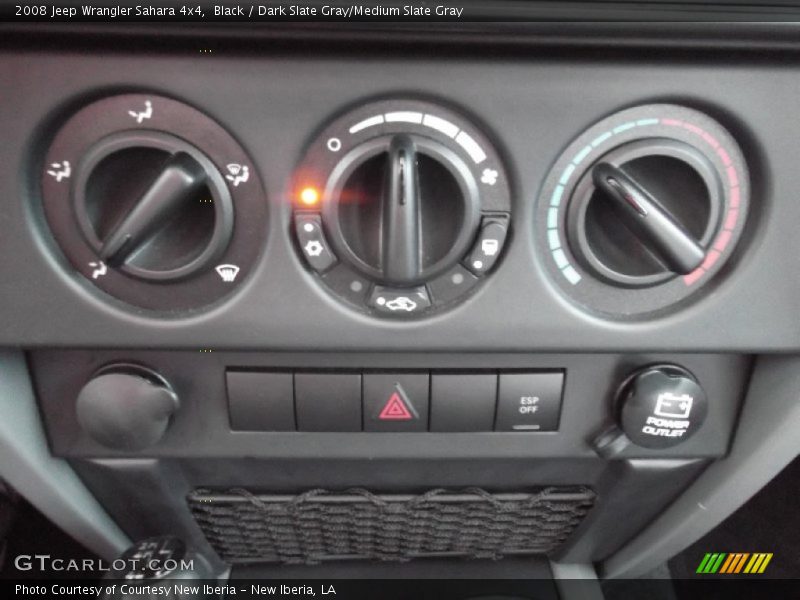 Black / Dark Slate Gray/Medium Slate Gray 2008 Jeep Wrangler Sahara 4x4