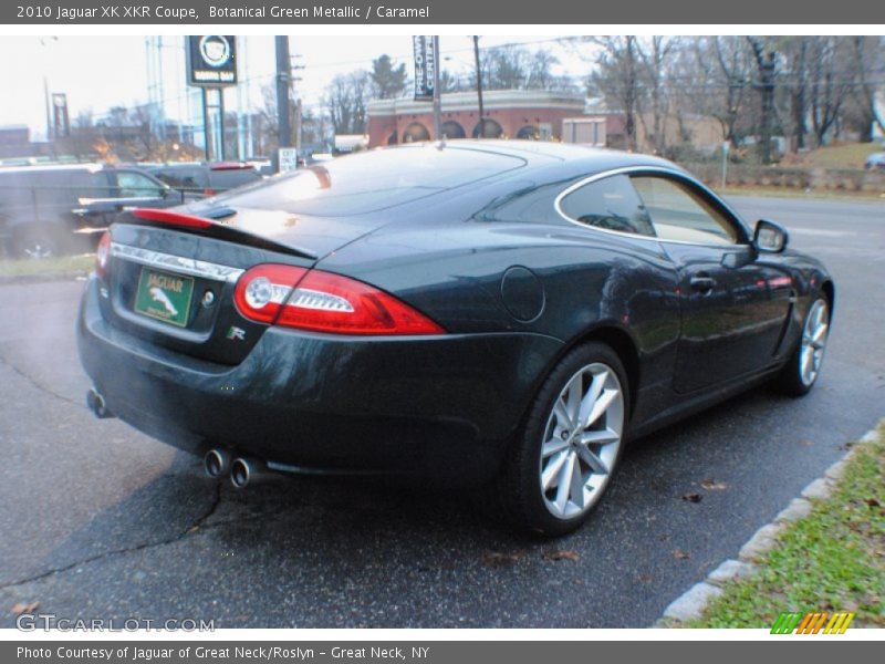 Botanical Green Metallic / Caramel 2010 Jaguar XK XKR Coupe