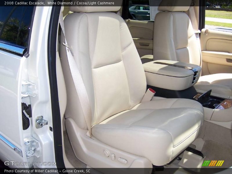 White Diamond / Cocoa/Light Cashmere 2008 Cadillac Escalade