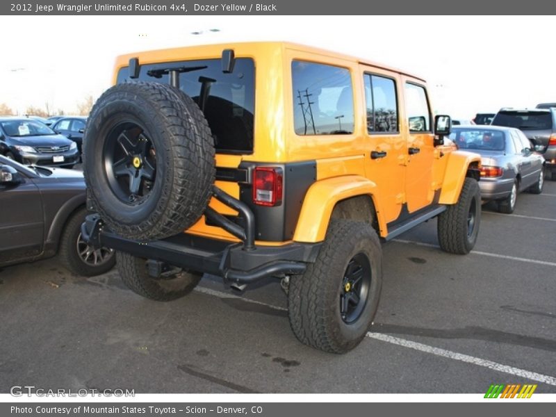  2012 Wrangler Unlimited Rubicon 4x4 Dozer Yellow