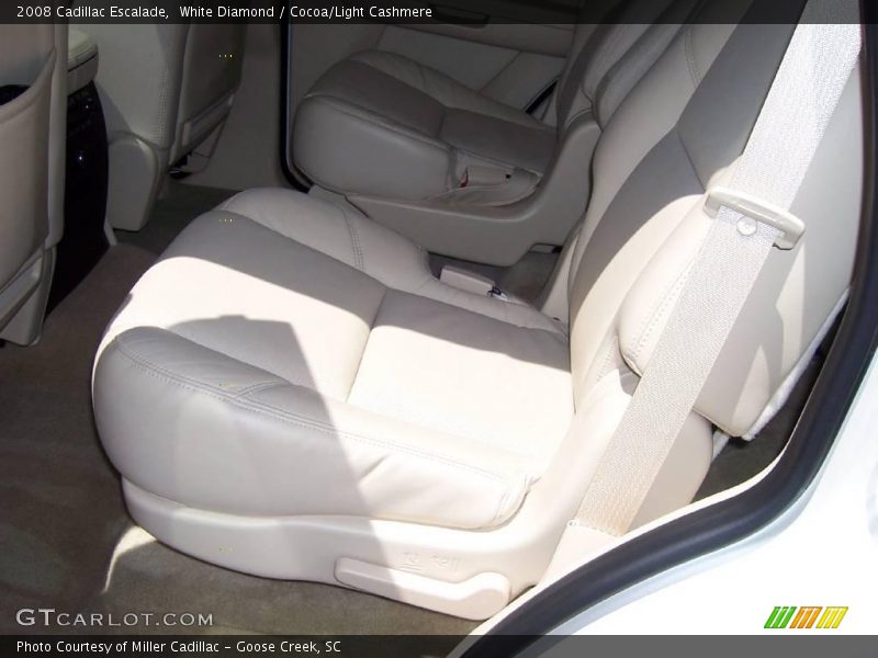 White Diamond / Cocoa/Light Cashmere 2008 Cadillac Escalade