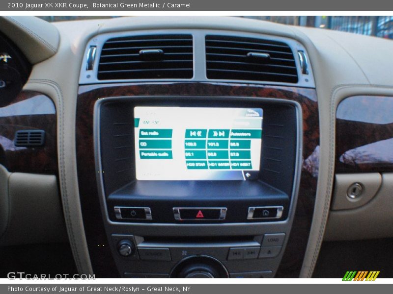 Botanical Green Metallic / Caramel 2010 Jaguar XK XKR Coupe
