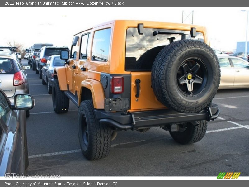 Dozer Yellow / Black 2012 Jeep Wrangler Unlimited Rubicon 4x4