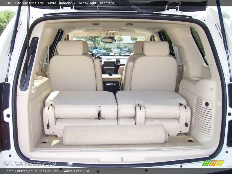 White Diamond / Cocoa/Light Cashmere 2008 Cadillac Escalade