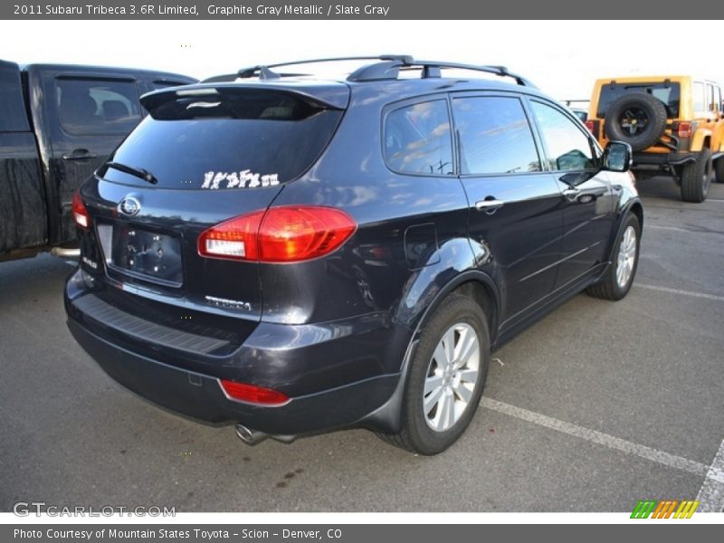 Graphite Gray Metallic / Slate Gray 2011 Subaru Tribeca 3.6R Limited