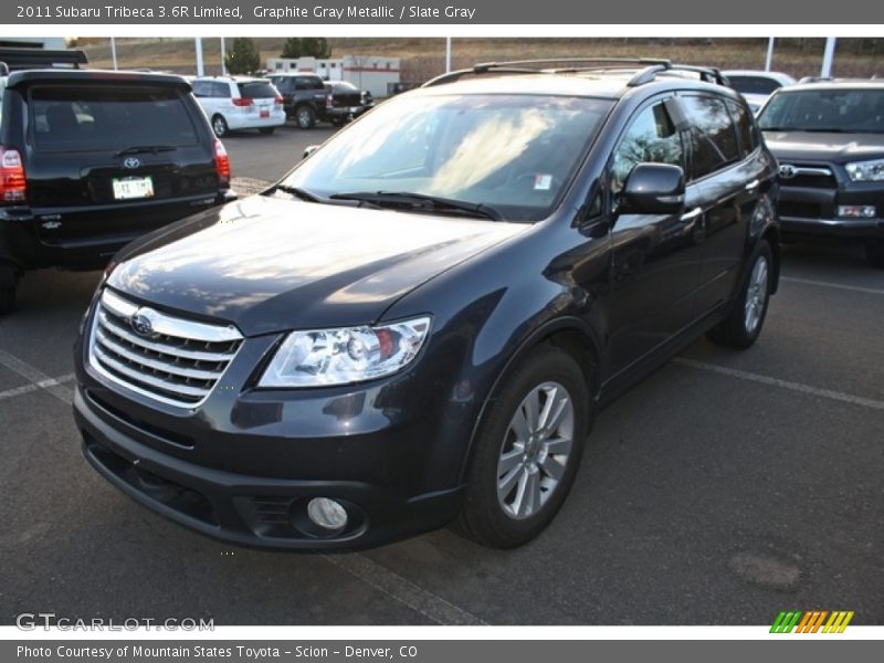 Graphite Gray Metallic / Slate Gray 2011 Subaru Tribeca 3.6R Limited