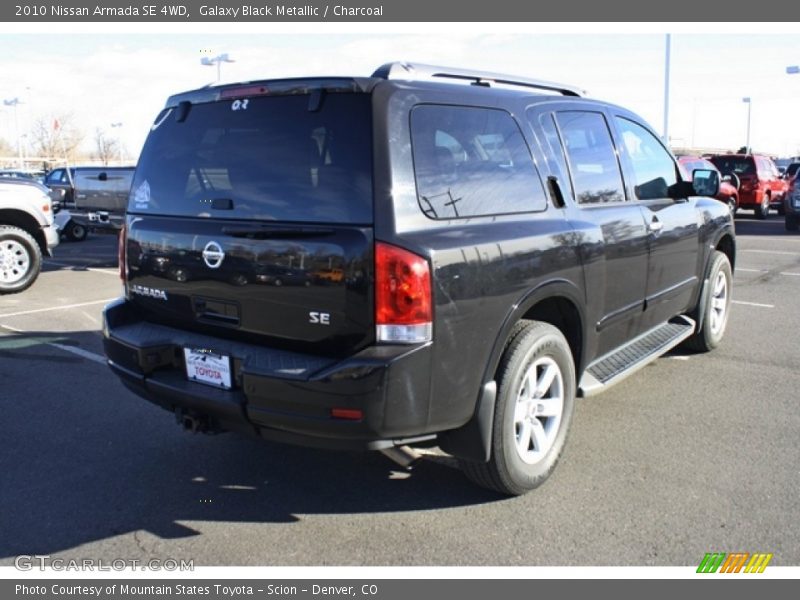 Galaxy Black Metallic / Charcoal 2010 Nissan Armada SE 4WD